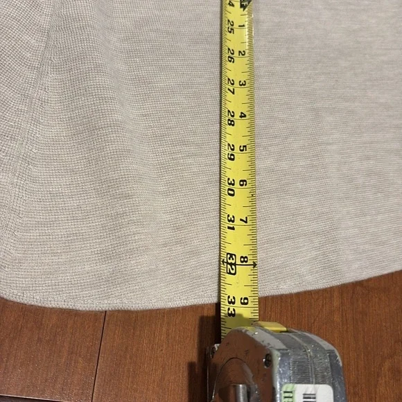 NWT Banana Republic Mini Wool Sweater Heather Oatmeal Dress Size XXS. - Picture 10 of 12